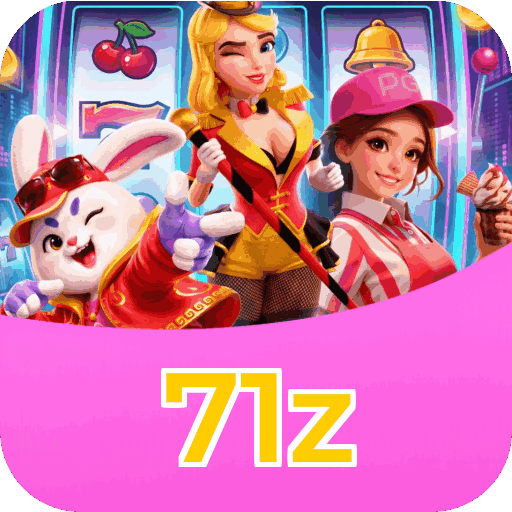 Interface do aplicativo 71z mostrando jogos disponíveis no iOS e Android