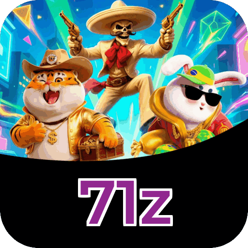Plataforma 71z mostrando interface moderna, jogos certificados e recursos de segurança licenciados
